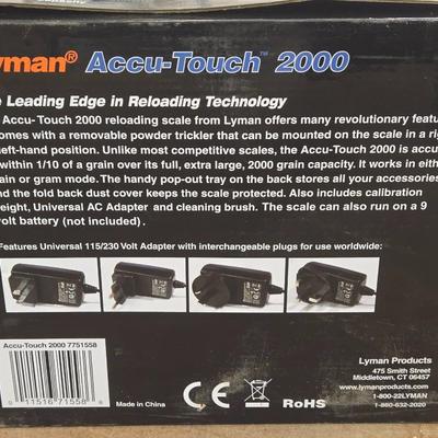 New in the Box Lyman Accu-Touch 2000 Reloading Scale