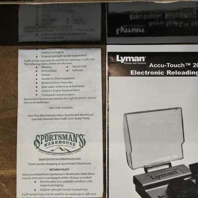New in the Box Lyman Accu-Touch 2000 Reloading Scale