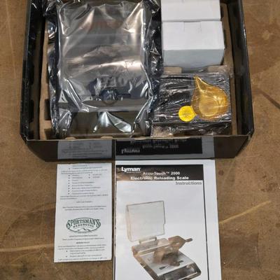New in the Box Lyman Accu-Touch 2000 Reloading Scale