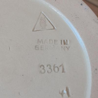 MADE IN GERMANY VERY DETAILED PUNCH BOWL/TUREEN WITH CUPS