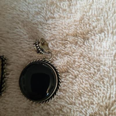 2 STERLING PENDANTS