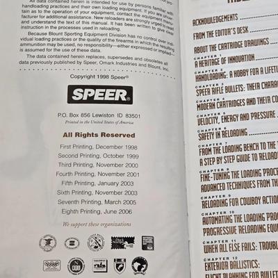 Speer Reloading Manual Rifle & Pistols