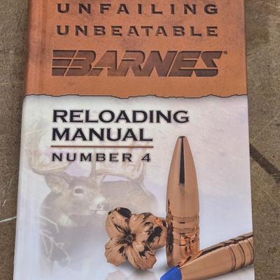 Unfailing Unbeatable Barnes Reloading Manual No. 4