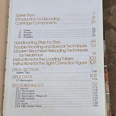 Speer Reloading Manual #9