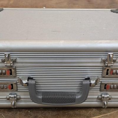 Double Locking Padded Aluminum Case