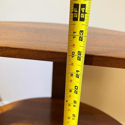 Half Moon Foyer Table with Shelf