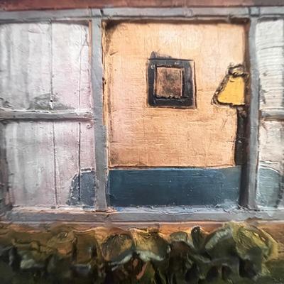 Professionally Framed Sculpture Art Shadow Box