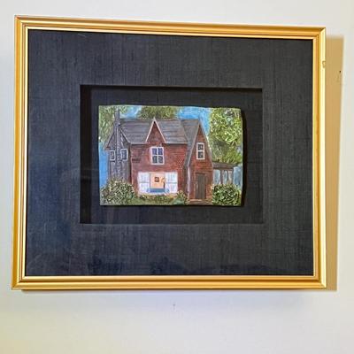 Professionally Framed Sculpture Art Shadow Box