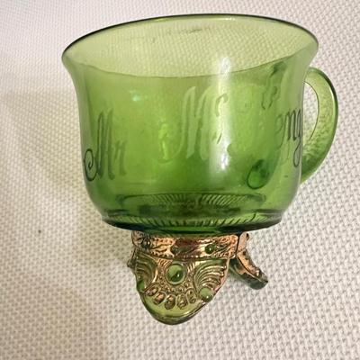 10 Pc. Colored Glass Lot - Antique Ruby Flash D.C. Souvenir, Vintage Vases + More