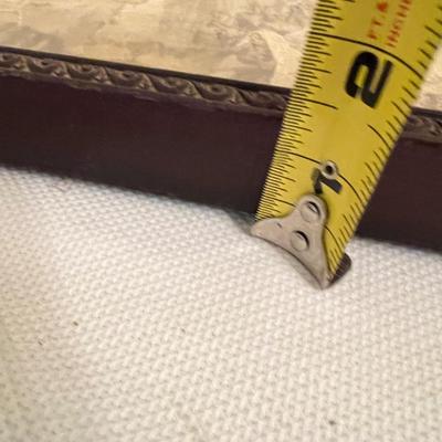 Finely Woven Antique Textile Wood Framed Tray