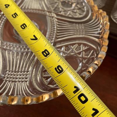 Big Lot Antique Vintage Gold Rimmed Glassware