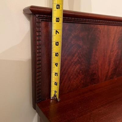 Antique Mahogany Wood Credenza Sideboard w Key