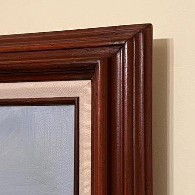 Professionally Framed Oil on Canvas Signed Painting 29"x40"