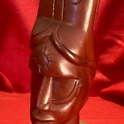 Carved figure from Africa , nice detail