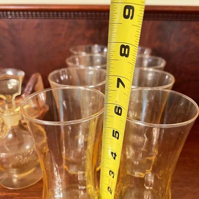 Big Lot Vintage Yellow Glass - Carnival, Amber, Depression