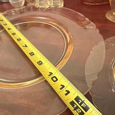 Big Lot Vintage Yellow Glass - Carnival, Amber, Depression