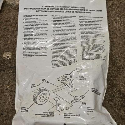 (2) Casters and (4) Caster Brake Kits