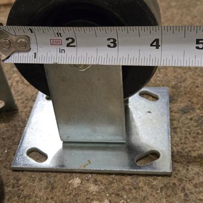 (2) Casters and (4) Caster Brake Kits