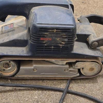 Bosch 1276 D Belt Sander with New Sanding Belts