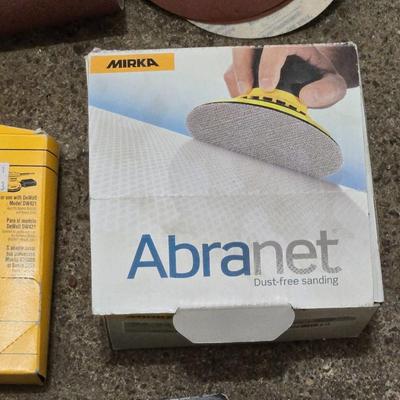 Large Lot of Sand Paper- Belts & Discs