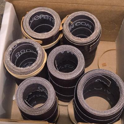 (4) Boxes from Woodworker's Supply Sanding Triangles and Sanding Rolls