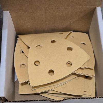 (4) Boxes from Woodworker's Supply Sanding Triangles and Sanding Rolls