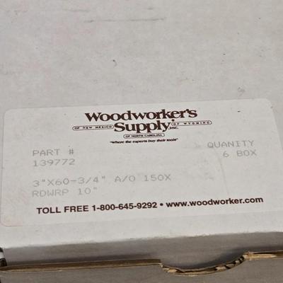 (4) Boxes from Woodworker's Supply Sanding Triangles and Sanding Rolls