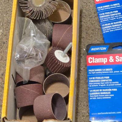 Large Lot of Sanding Discs, Paper, Rolls & More