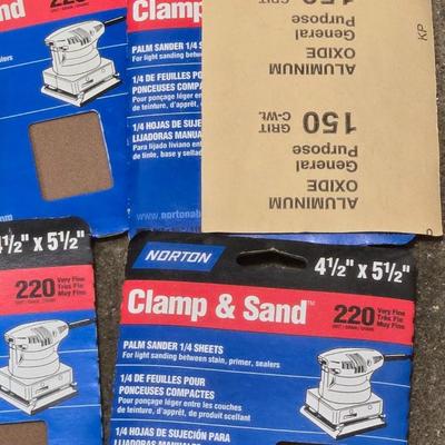 Large Lot of Sanding Discs, Paper, Rolls & More