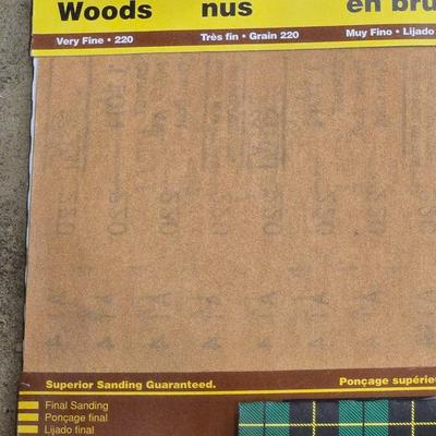 Large Lot of Sanding Paper, Discs, a Roll and More