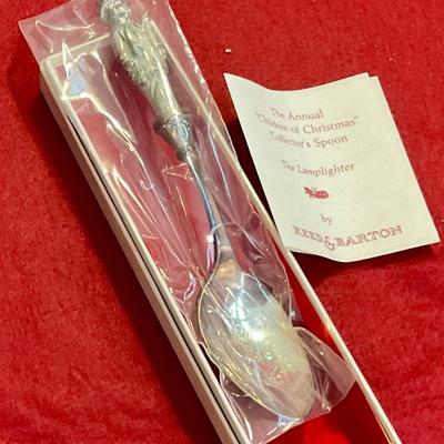 Collectors Christmas spoon, the lamp lighter by Reed And Barton
