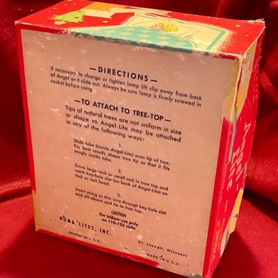Vintage plastic lighted Angle in original box