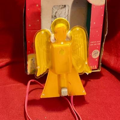 Vintage plastic lighted Angle in original box