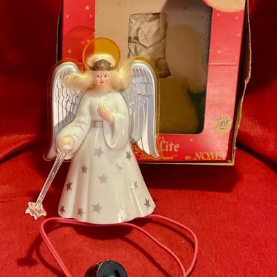 Vintage plastic lighted Angle in original box