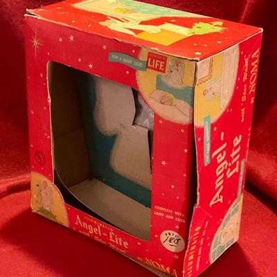 Vintage plastic lighted Angle in original box