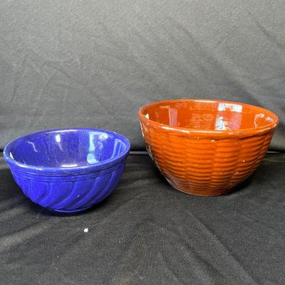 Lot 106 Antique Mixing bowls