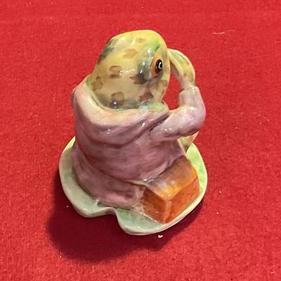 Beatrix potter, frog figure, Mr. Jeremy Fisher, copyright 1950