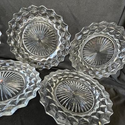 Lot 118 Fostoria American Lot #1 Dinner plates