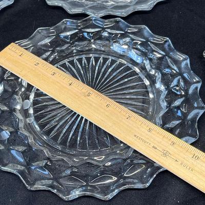 Lot 118 Fostoria American Lot #1 Dinner plates