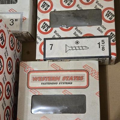 Hardware Lot Boxes Nails & Screws