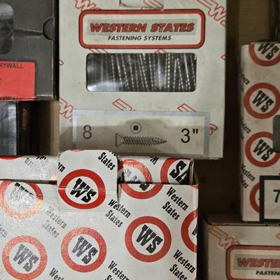 Hardware Lot Boxes Nails & Screws