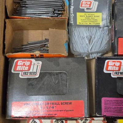 Hardware Lot Boxes Nails & Screws