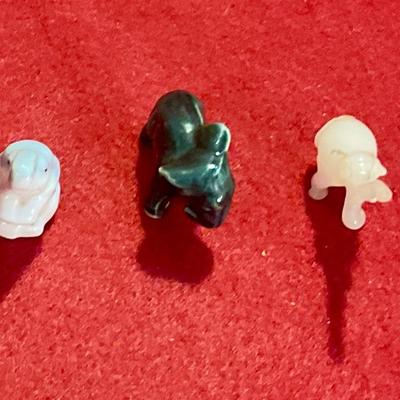 3 Minatures, Elephant figures