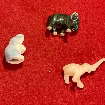 3 Minatures, Elephant figures