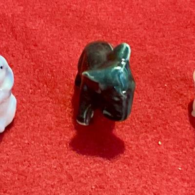 3 Minatures, Elephant figures