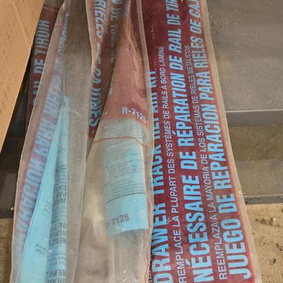 Large Lot of Drawer Tracks