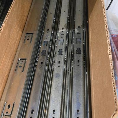 Large Lot of Drawer Tracks