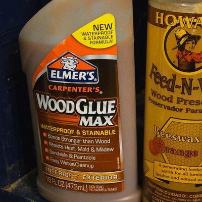 Wood Glue and Feed-N-Wax