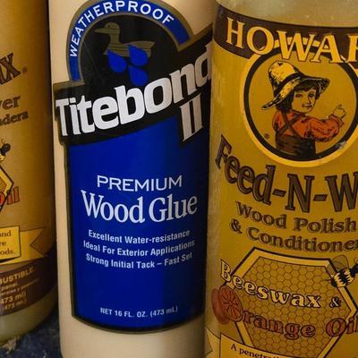Wood Glue and Feed-N-Wax