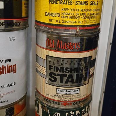 Large Lot of Stains, Sealants, and Removers